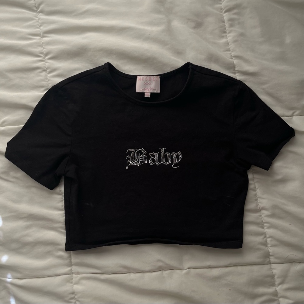 Meshki 90s crop top baby